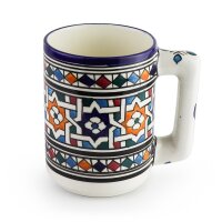 Handmade Marokkanische Tasse/ Becher XL Bunt Kaffeetasse...