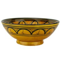Marokkanische Keramikschale Ø 26 cm Safi Gelb
