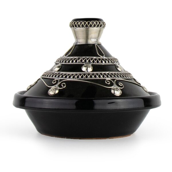 Marokkanische Tajine / Dip-Schale Ø 13 cm Schwarz