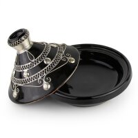 Marokkanische Tajine / Dip-Schale Ø 13 cm Schwarz