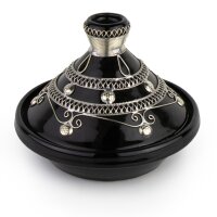 Marokkanische Tajine / Dip-Schale Ø 13 cm Schwarz