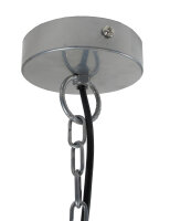 Orientalische Indische Messing Hängelampe Deckenlampe Usha Silber