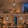 Indische Messing Hängelampe Deckenlampe Usha Silber
