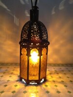 Orientalische Laterne "Bahia" Orange