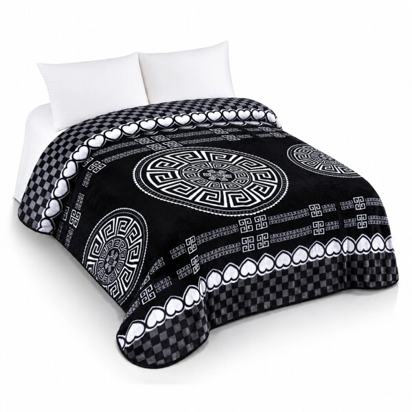 Blanket Schwarz Groß